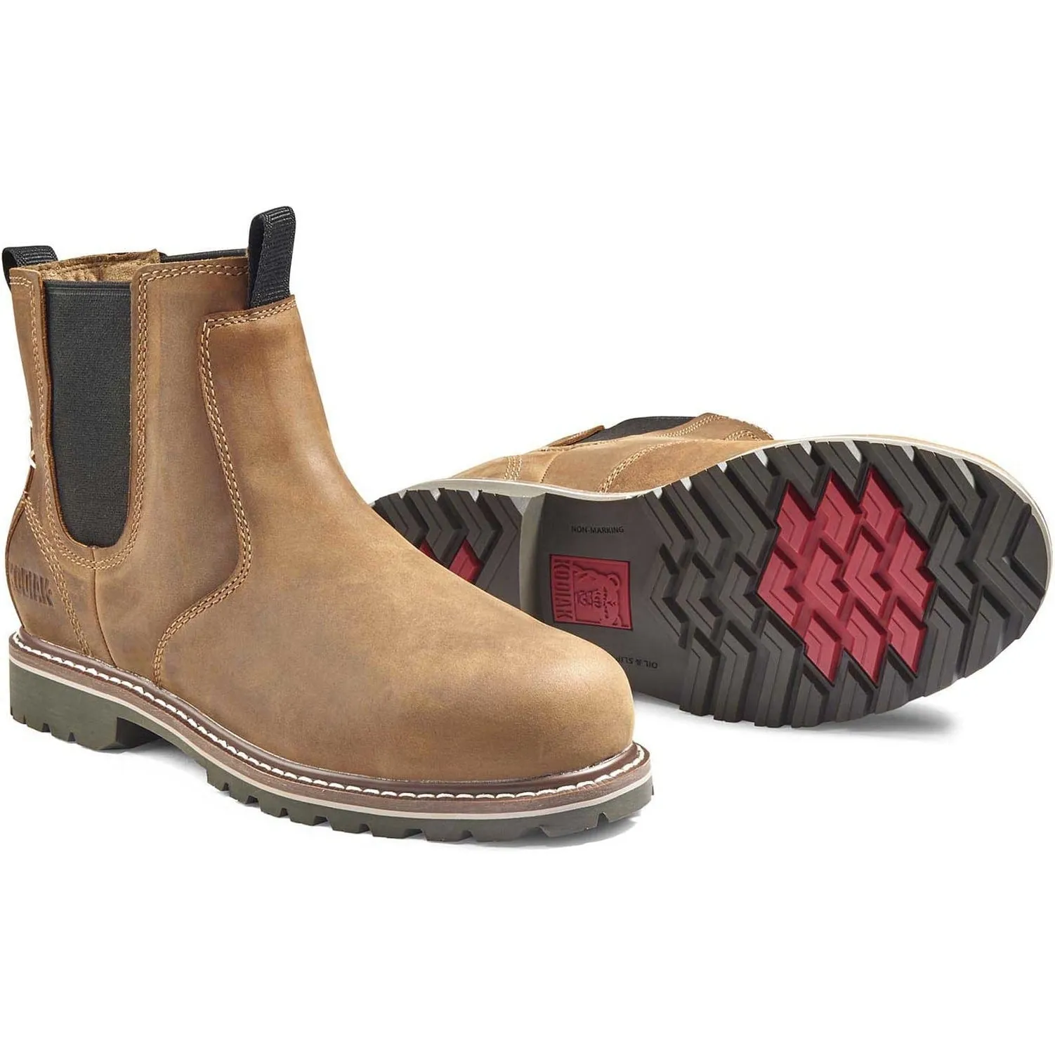 Kodiak Women's Bralorne Composite Toe Waterproof Safety Work Boot -Brown- 4TDFBN