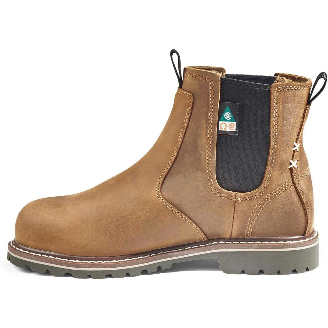 Kodiak Women's Bralorne Composite Toe Waterproof Safety Work Boot -Brown- 4TDFBN