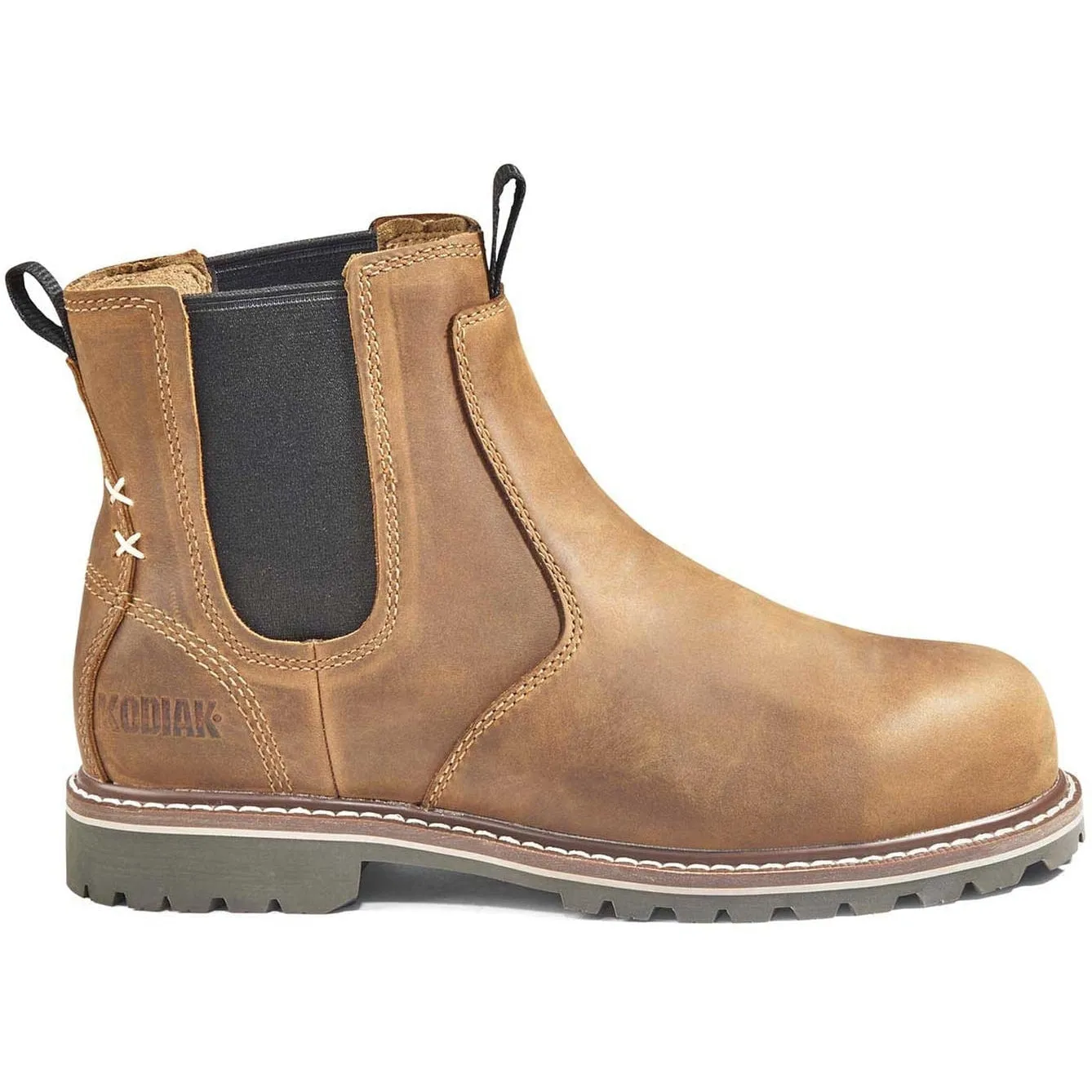 Kodiak Women's Bralorne Composite Toe Waterproof Safety Work Boot -Brown- 4TDFBN
