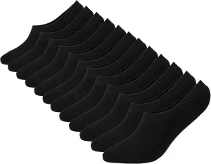 KONY No Show Socks Womens Non Slip, 6 Pairs Cotton Thick Cushioned Flat Boat Liner Low Ankle Socks Sneakers Footies Size 6-9