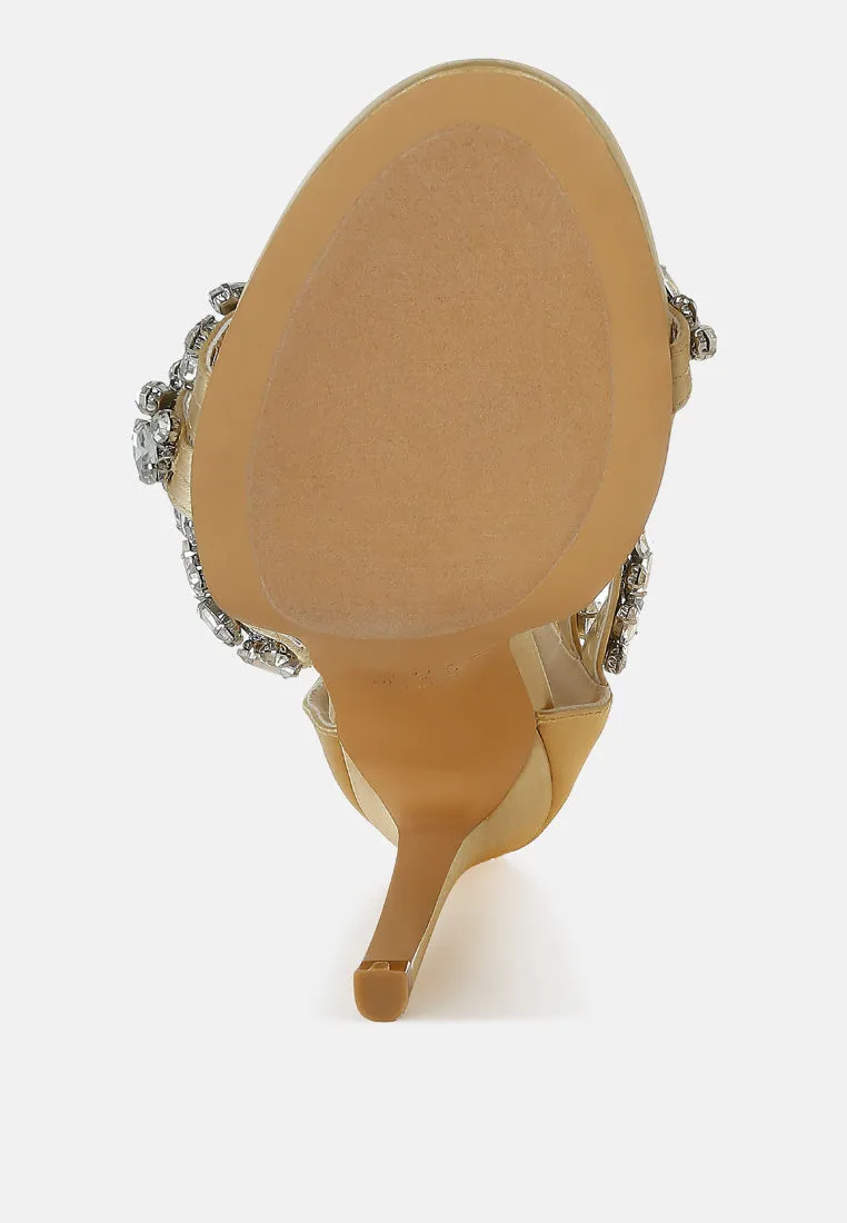 Korna Diamante Embellished Stiletto Heel Sandals