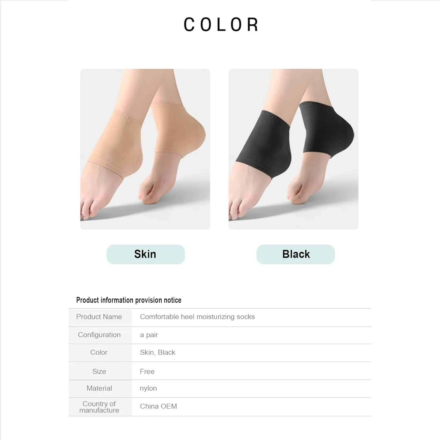 Labpertory Achilles Heel Protector Pair of Premium Padded Compression Gel Sleeve Socks for Cushion, Tendonitis, Tenderness (Black)
