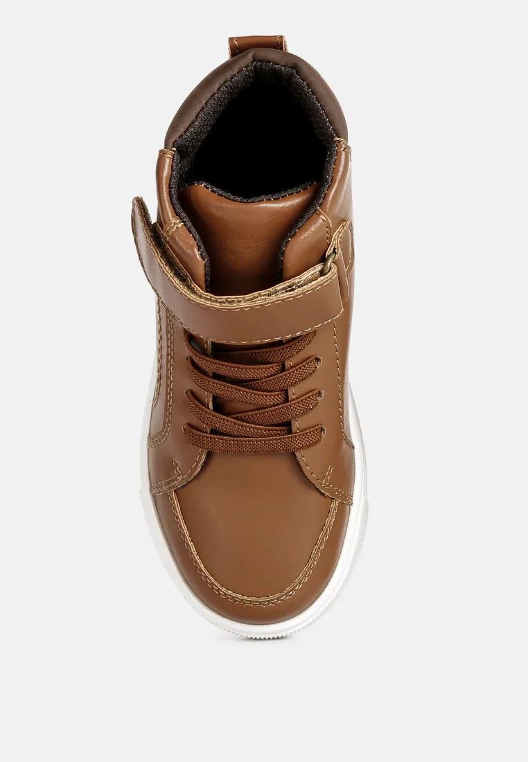 Lace-Up Cushioned Sneakers