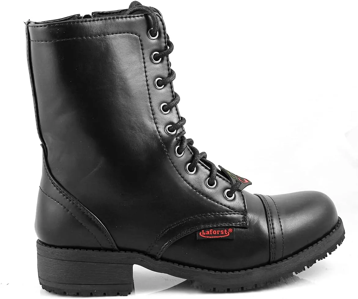 Laforst Womens Jacki Nonslip Work Boots Combat Boots