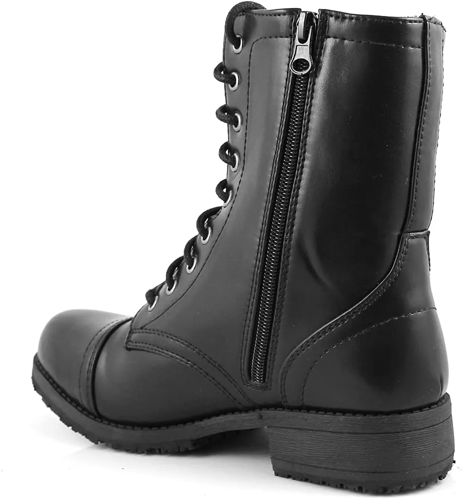 Laforst Womens Jacki Nonslip Work Boots Combat Boots