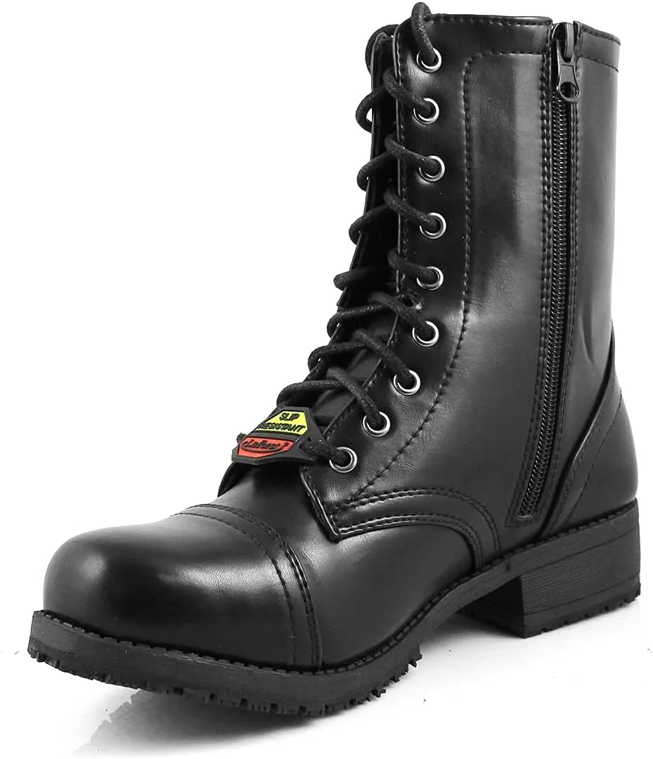 Laforst Womens Jacki Nonslip Work Boots Combat Boots
