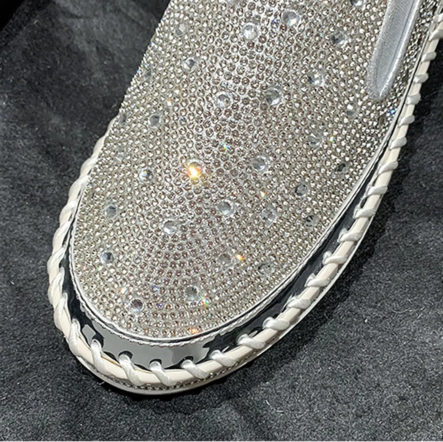 Large Size Foreign Trade 2024 Spring and Autumn New Thick Sole Lazy Casual Korean Edition Casual Womens Shoes Size 9