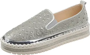 Large Size Foreign Trade 2024 Spring and Autumn New Thick Sole Lazy Casual Korean Edition Casual Womens Shoes Size 9