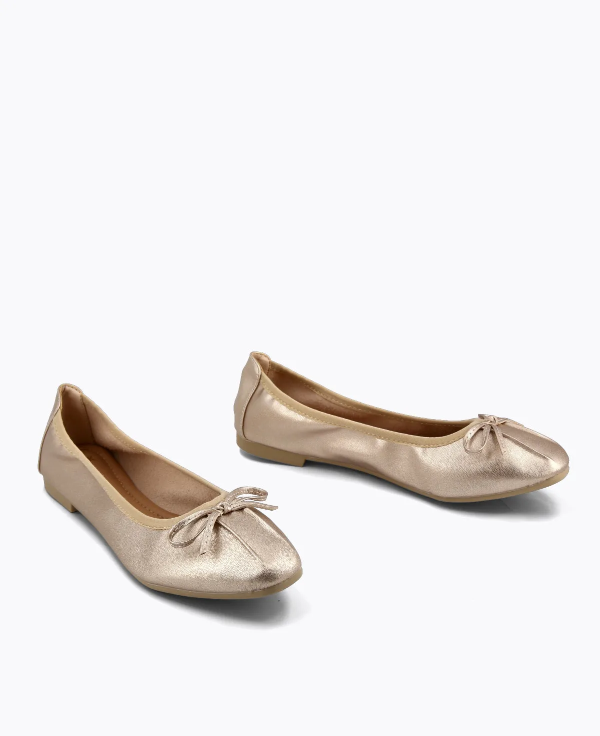 Lexi Ballerina Flats - Rose Gold