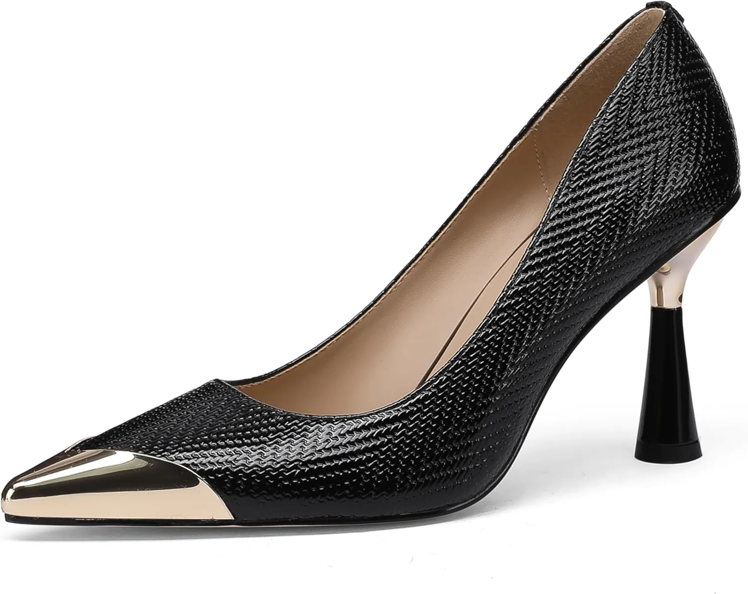 LingxiaUne Pumps for Women Pointed Toe Stiletto High Heels Ideal for Business Office Dress Weddings Fashion Events and Dance Parties Elegant Footwear for The Modern Woman