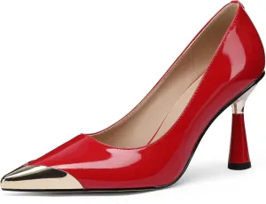 LingxiaUne Pumps for Women Pointed Toe Stiletto High Heels Ideal for Business Office Dress Weddings Fashion Events and Dance Parties Elegant Footwear for The Modern Woman