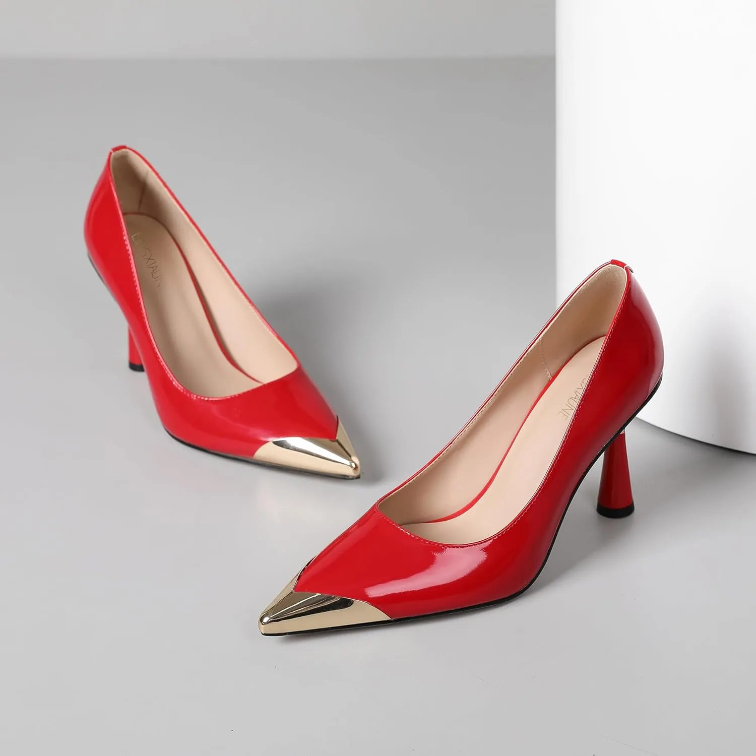 LingxiaUne Pumps for Women Pointed Toe Stiletto High Heels Ideal for Business Office Dress Weddings Fashion Events and Dance Parties Elegant Footwear for The Modern Woman