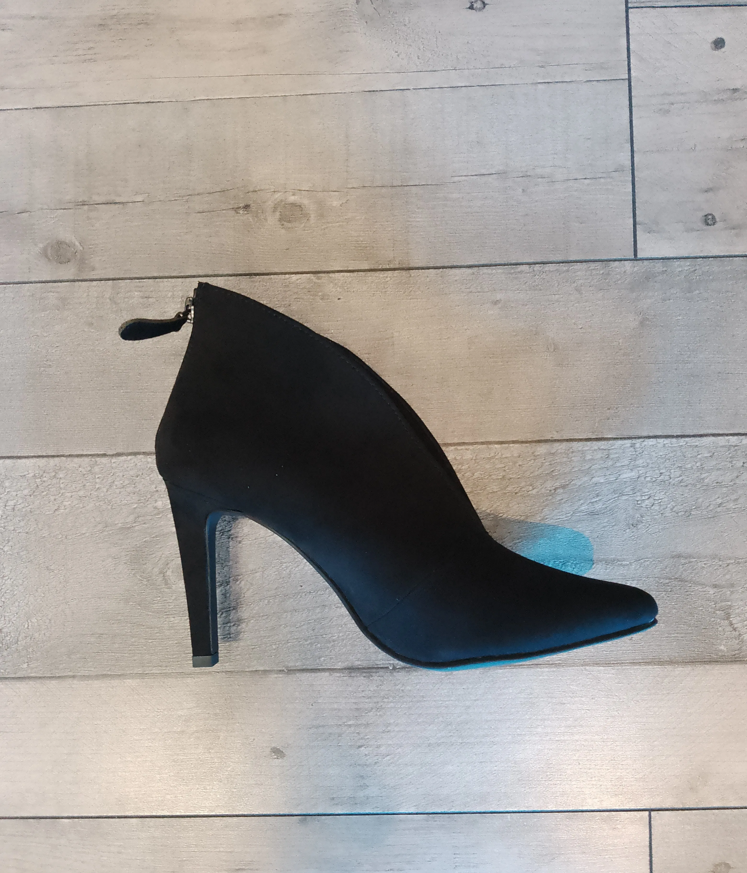 Marco Tozzi Black Heeled Shoe Boot