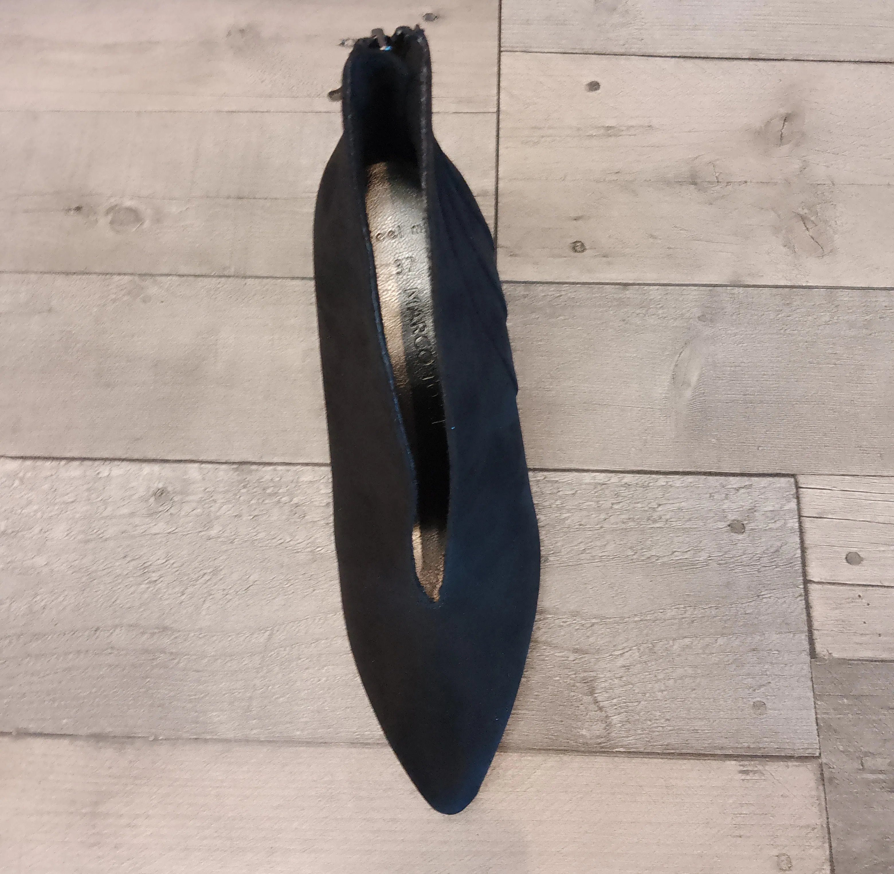 Marco Tozzi Black Heeled Shoe Boot