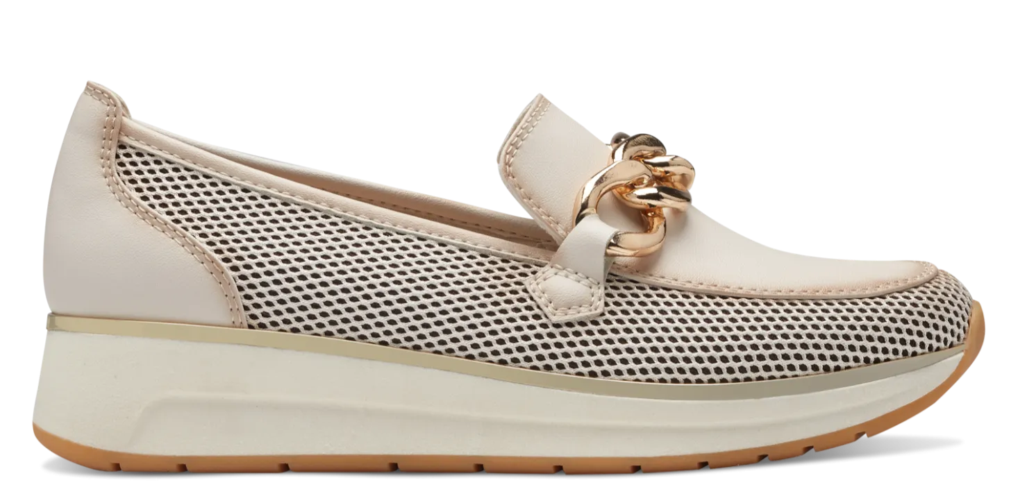 Marco Tozzi Ladies Slip On Wedge Loafer Shoe 24732-42 402