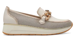 Marco Tozzi Ladies Slip On Wedge Loafer Shoe 24732-42 402