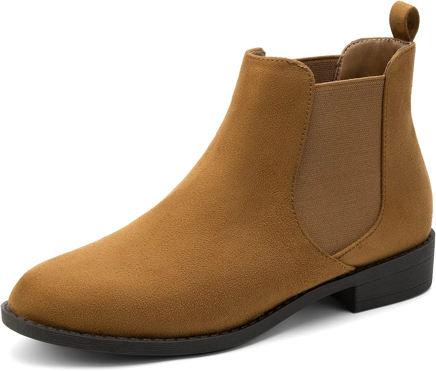 MaxMuxun Women's Ankle Boots Low Heel Chelsea Booties