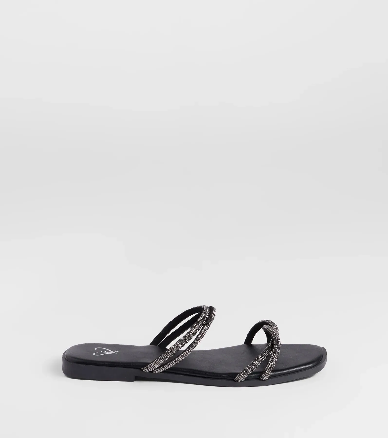 Memorable Muse Rhinestone Strappy Sandals