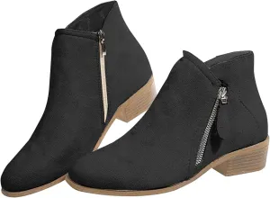 Men Ankle Boots Ankle Booties for Women Low Heel Extra Wide Width Women's Ankle Boots Boots for Women Dressy Ankle Boots for Women No Heel Wide Width Womens Lace Up Booties And Ankle Boots