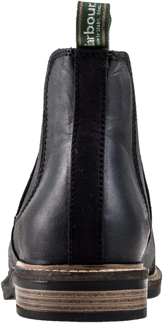 Mens Barbour Farsley Black Office Formal Smart Leather Chelsea Boots