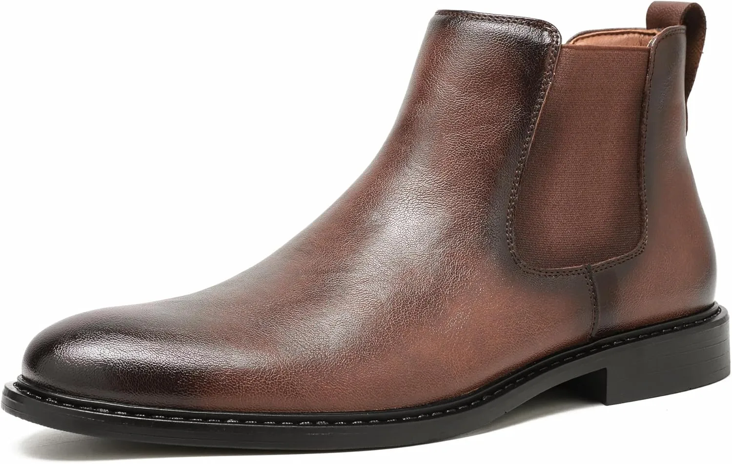 Men’s Black Chelsea Boots-Slip-On Comfy Mens Casual Suede Ankle Boots