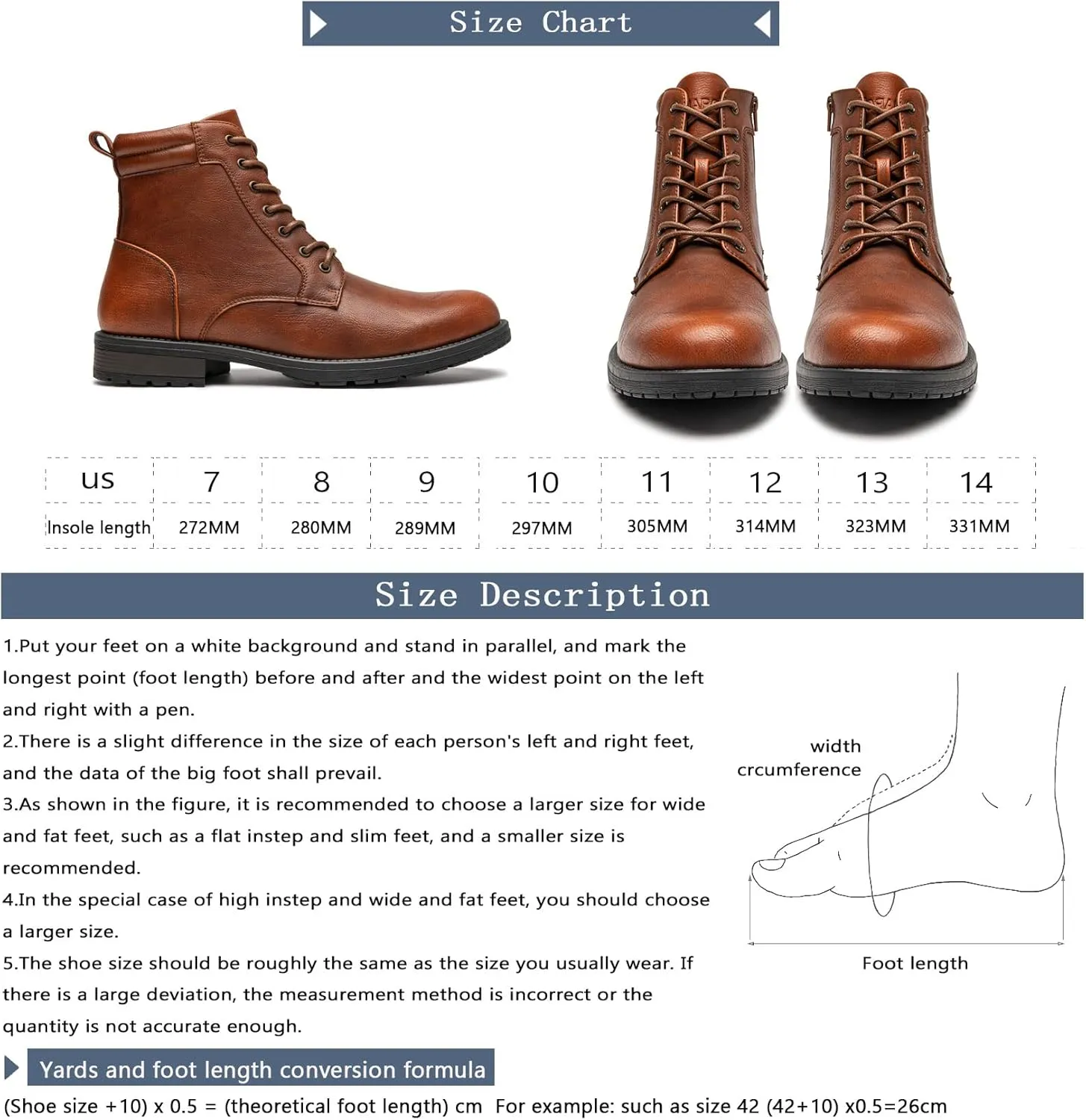 Men's Chelsea Boots Slip-on Formal Dress Boots for Men Casual Ankle Men Boots