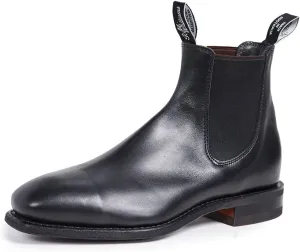 Men's Comfort RM Leather Chelsea Boots, Black, 6 Medium US