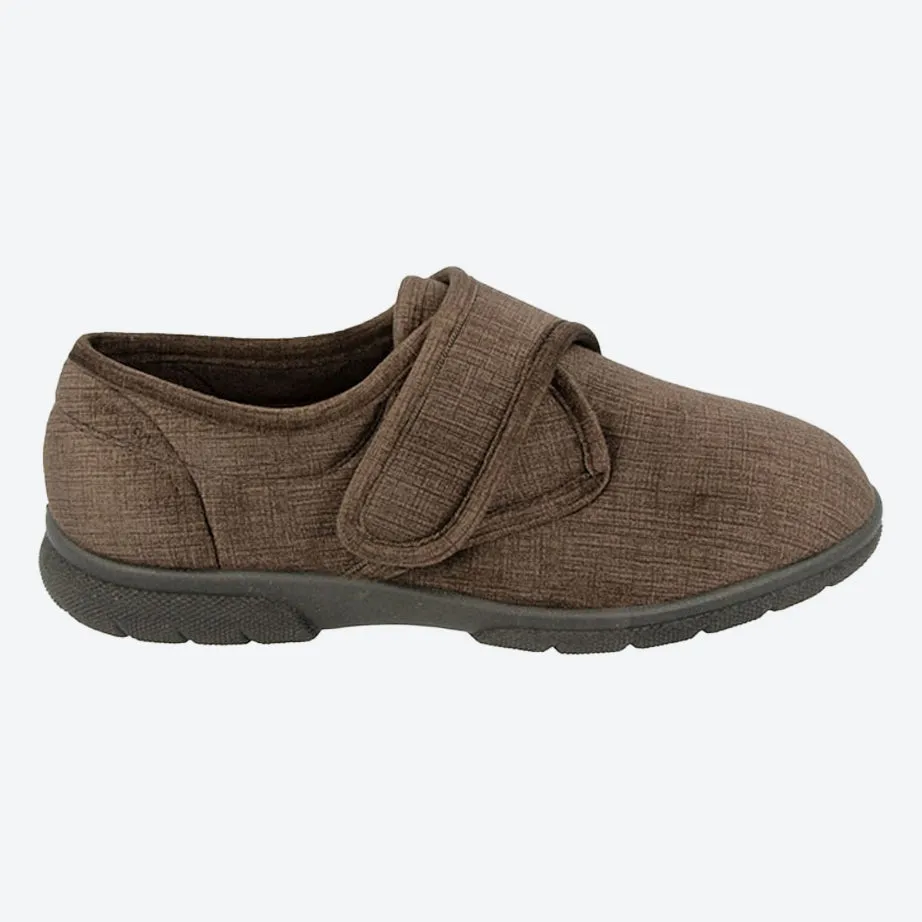 Mens Wide Fit DB Hallam Slippers