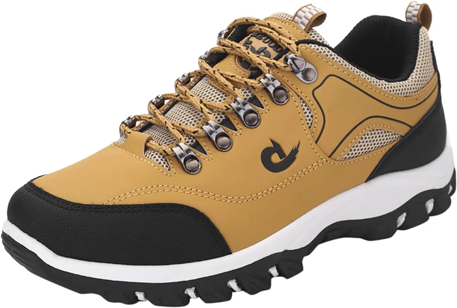 Men's Wide Hiking Shoes Slip on Loafers Trekking Trails Sneakers Waterproof Walking Shoes with Arch Support