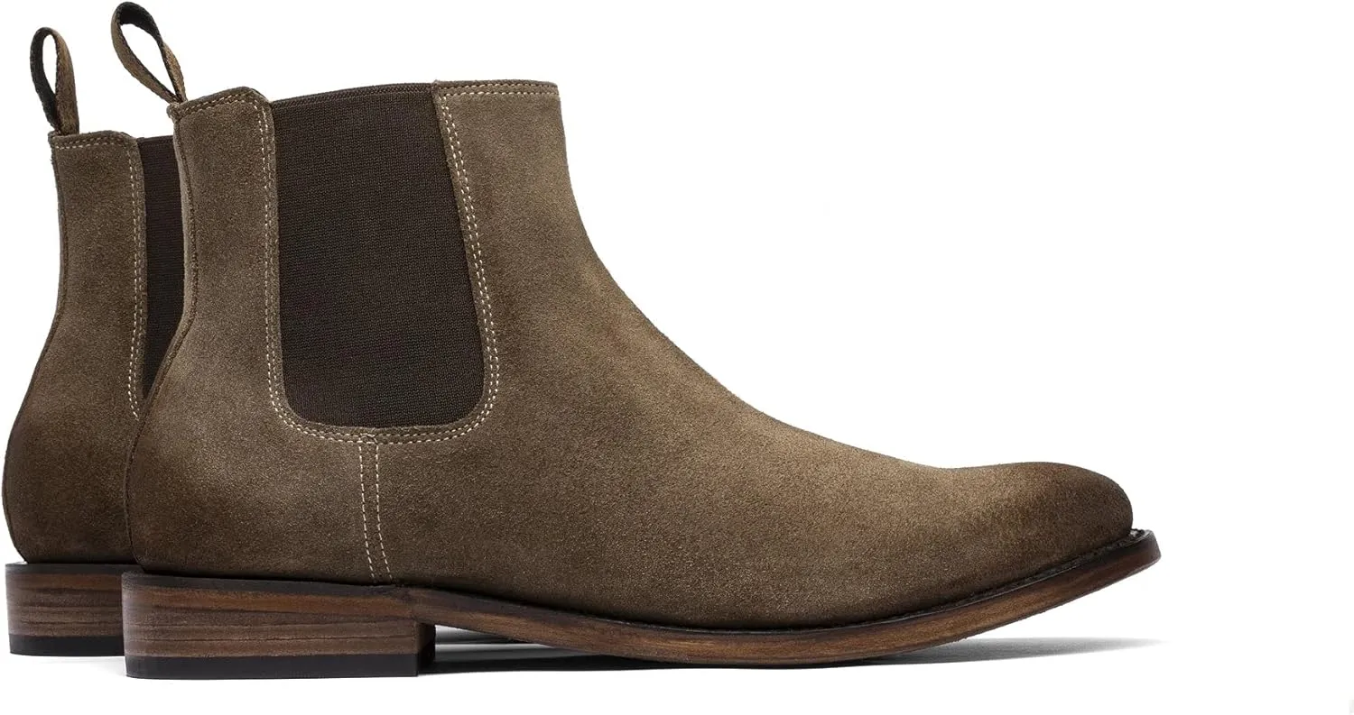 Mezcalero|Suede leather chelsea boots for men - Matt