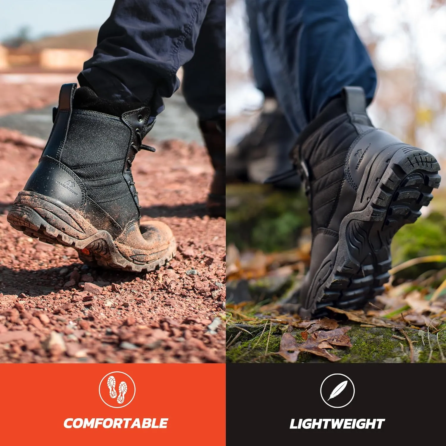Military Tactical Work Boots for Hiking Motorcycling EMS EMT and Combat Outdoors