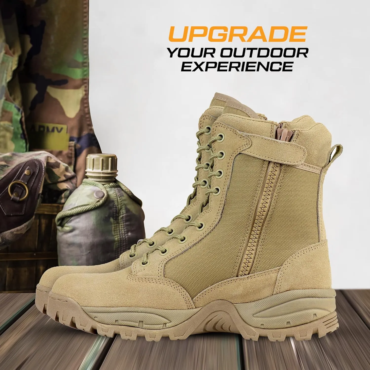 Military Tactical Work Boots for Hiking Motorcycling EMS EMT and Combat Outdoors