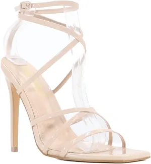 Minnie Square Toe Skinny High Heels (Minnie)