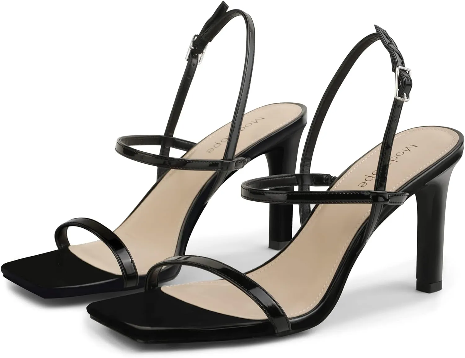 Modatope Womens Sandals Open Toe Strappy Sandals Ankle Strap High Heel Sandals for Women