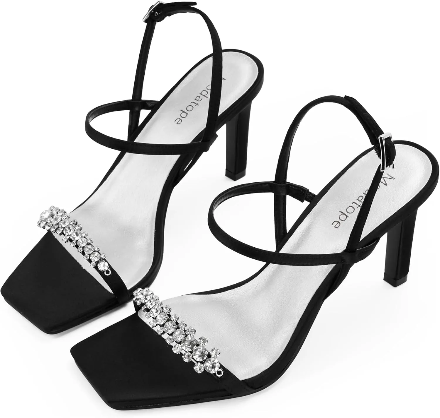 Modatope Womens Sandals Open Toe Strappy Sandals Ankle Strap High Heel Sandals for Women