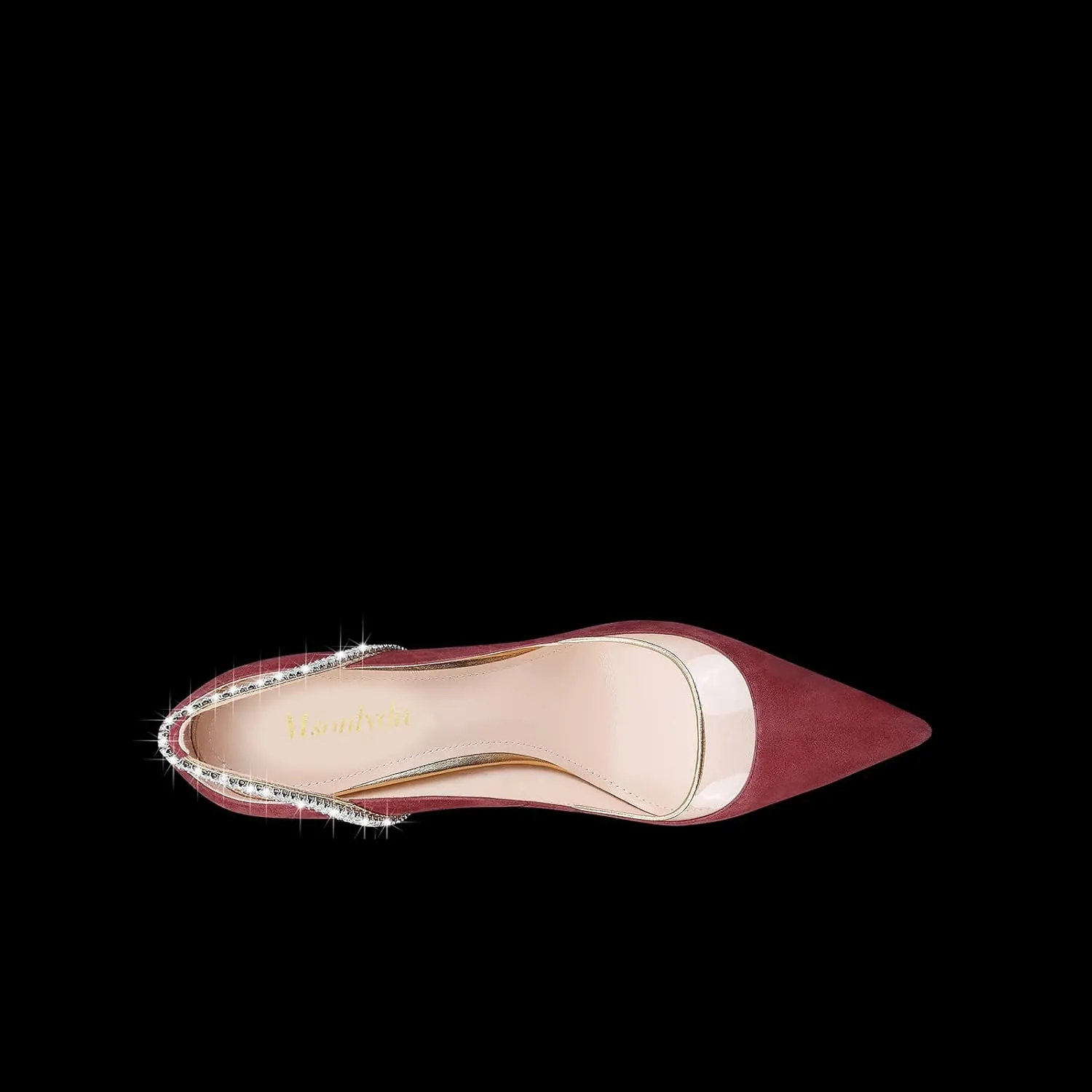 MSONLYDN Heels Dressy Casual Women Suede Pumps Women Stiletto High Heels Leather Pointed Toe for Prom 4 inch