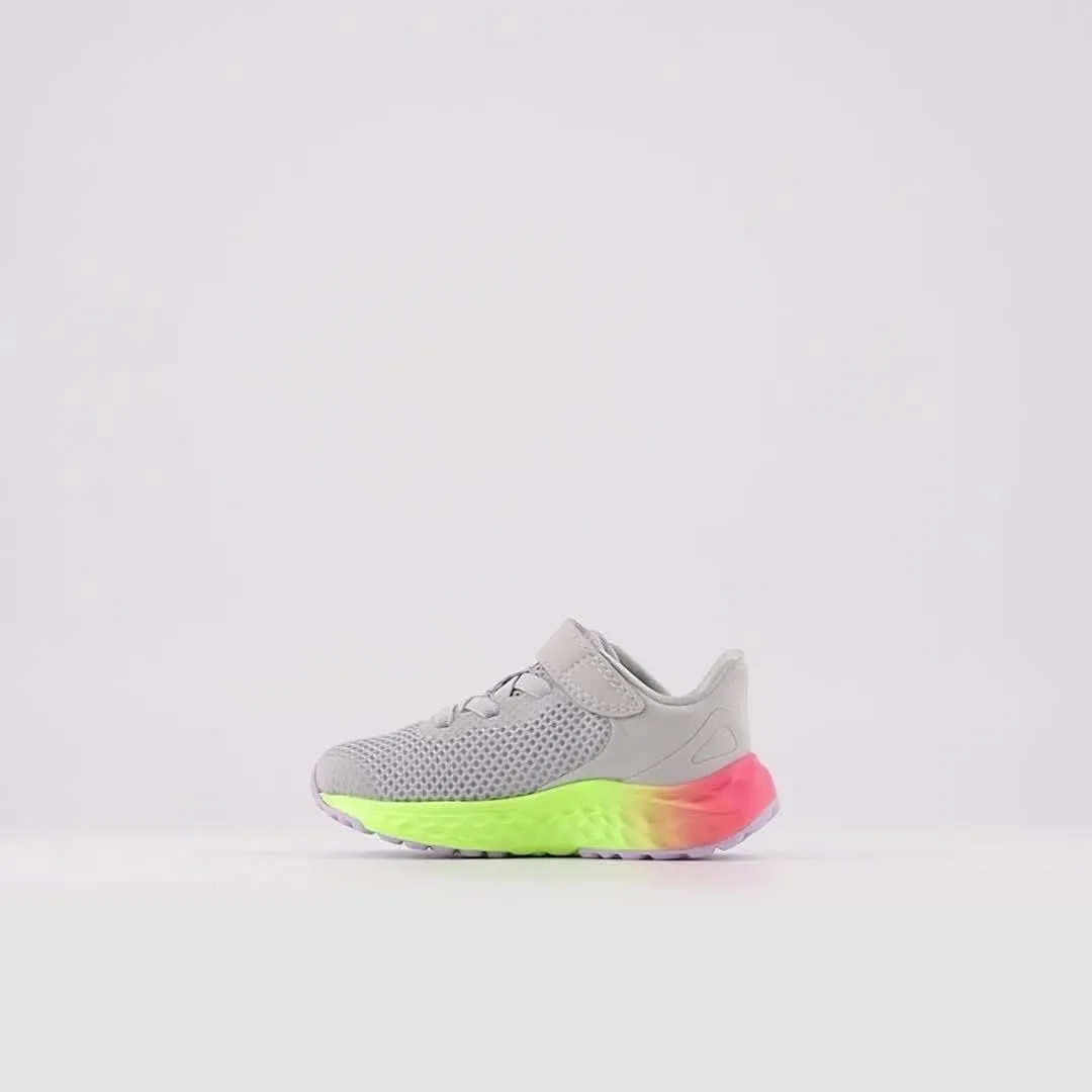 New Balance Unisex-Child Fresh Foam Arishi V4 Hook & Loop Running Shoe
