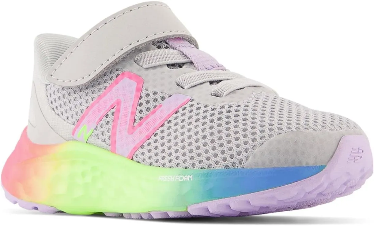 New Balance Unisex-Child Fresh Foam Arishi V4 Hook & Loop Running Shoe