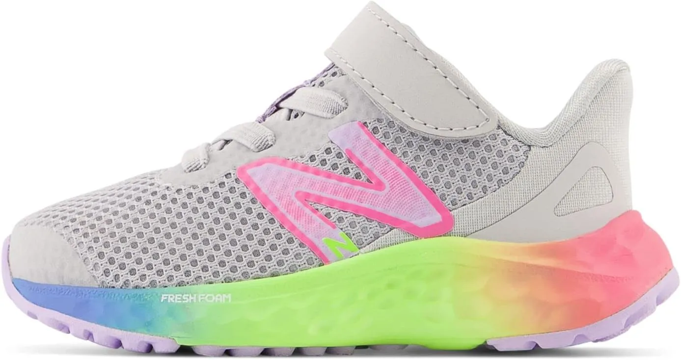 New Balance Unisex-Child Fresh Foam Arishi V4 Hook & Loop Running Shoe