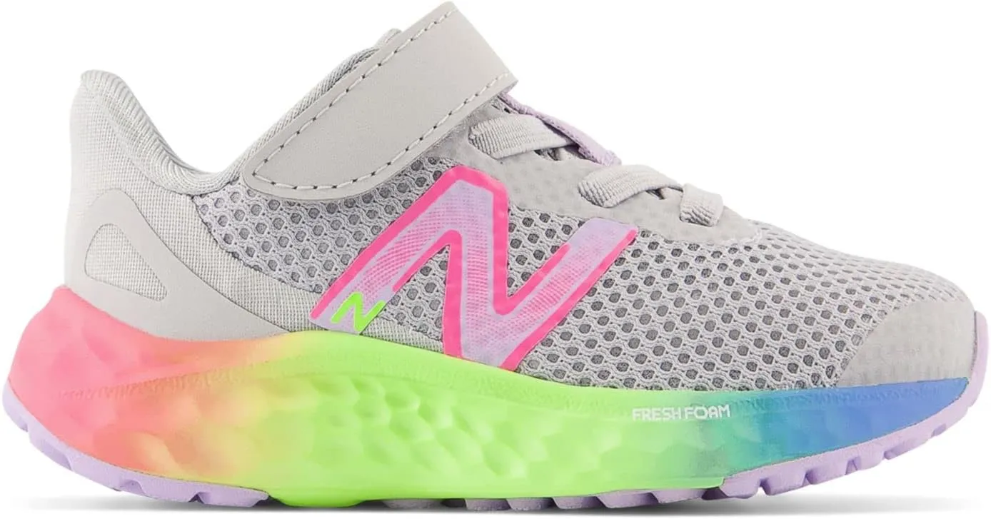 New Balance Unisex-Child Fresh Foam Arishi V4 Hook & Loop Running Shoe
