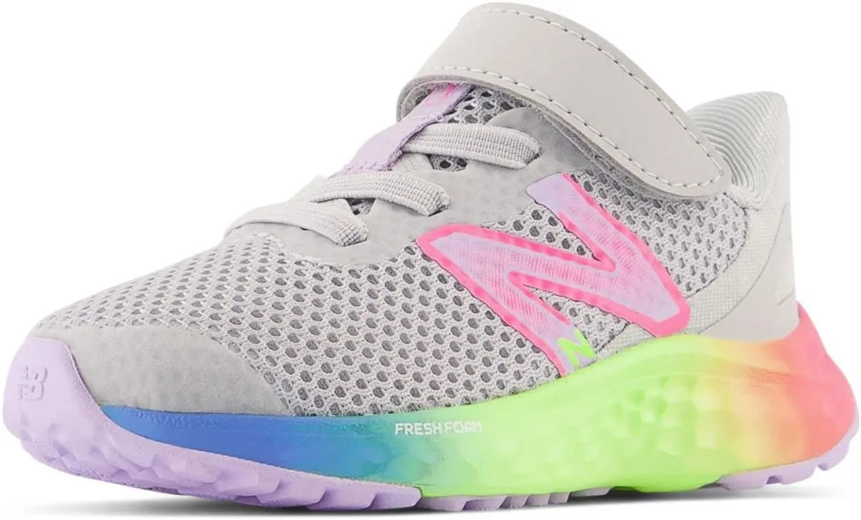 New Balance Unisex-Child Fresh Foam Arishi V4 Hook & Loop Running Shoe