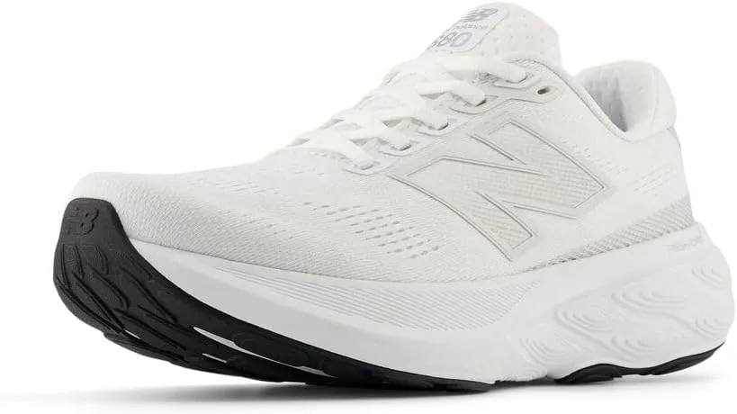 New Balance Women's Fresh Foam X 880 V15 Running Shoe, White/Sea Salt/Black, 9