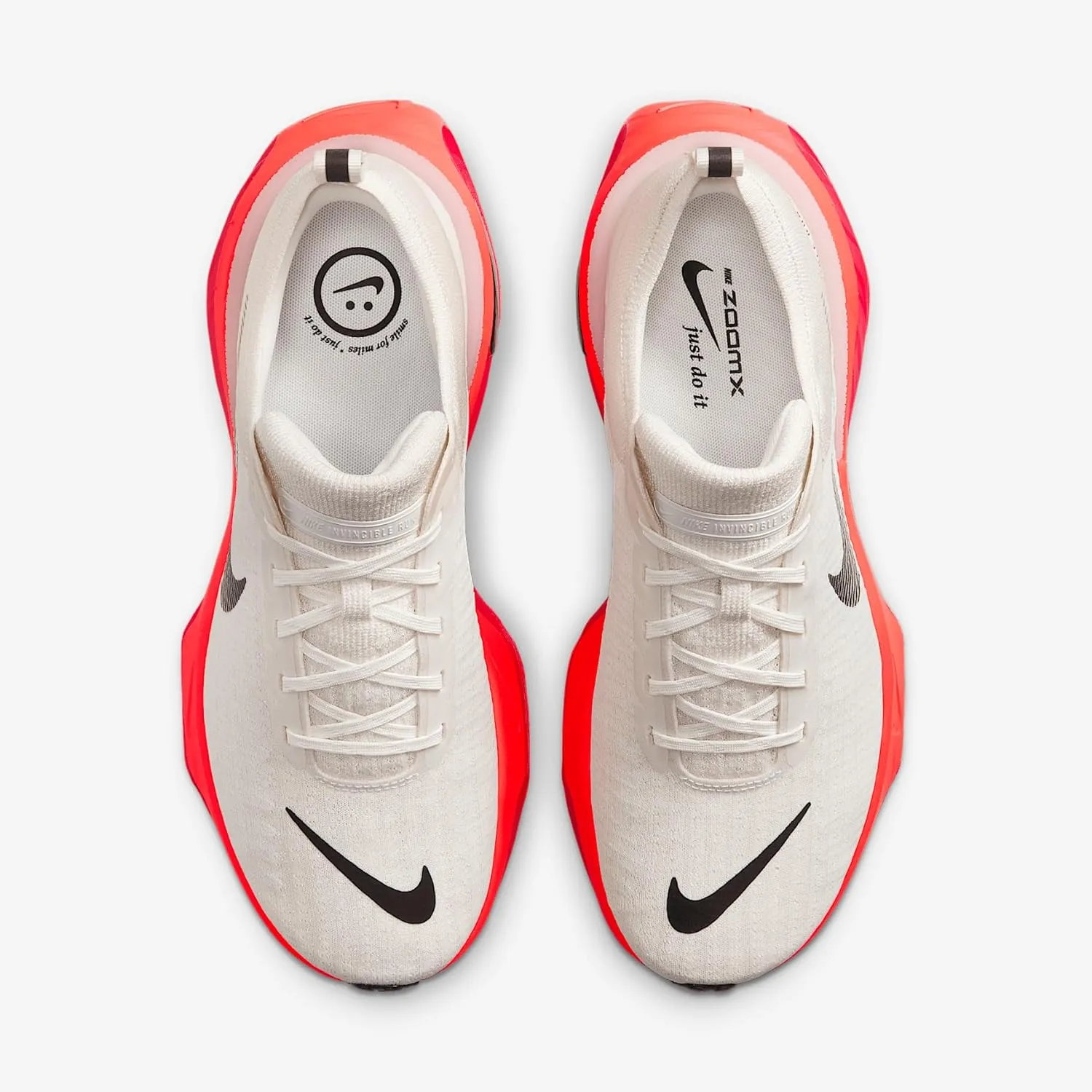 Nike Invincible 3 Men's Road Running Shoes (DR2615-009, Phantom/Bright Crimson/University Red/Black)