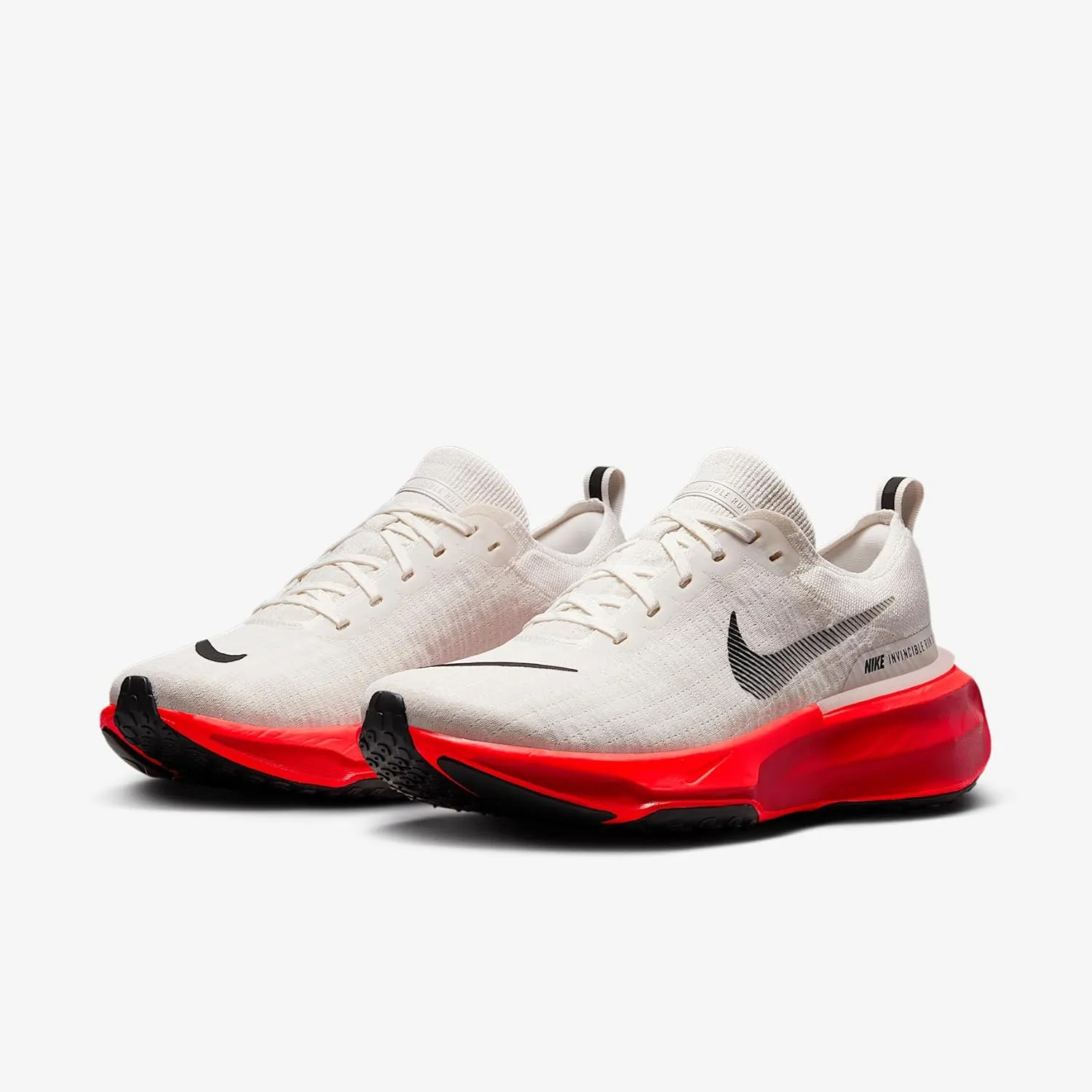 Nike Invincible 3 Men's Road Running Shoes (DR2615-009, Phantom/Bright Crimson/University Red/Black)