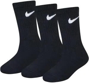 Nike Young Athletes Toddler Kids Cushioned 3-Pair Crew Socks Shoes 7C-10CY/4-5 (Sock Size)