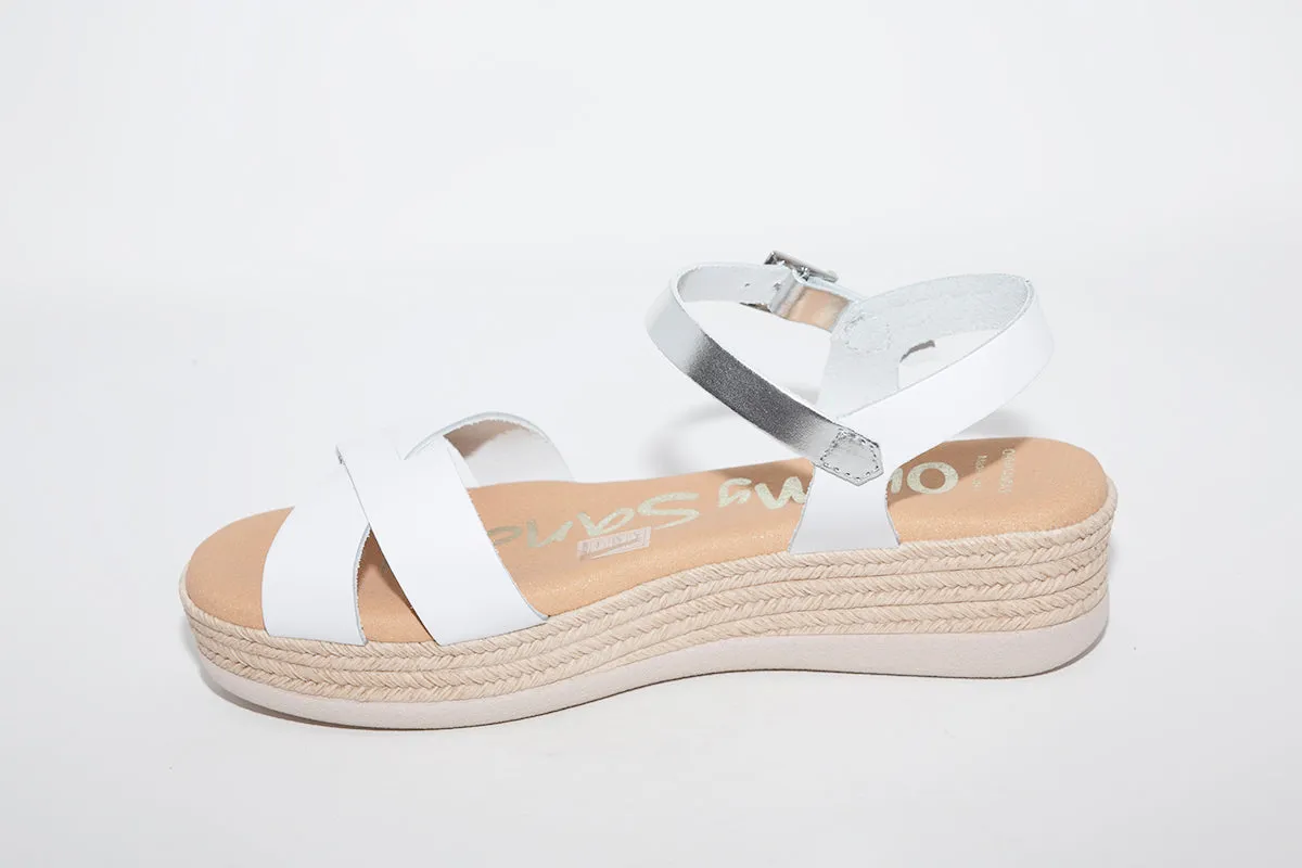 OH MY SANDALS - 4568 WHITE/SILVER