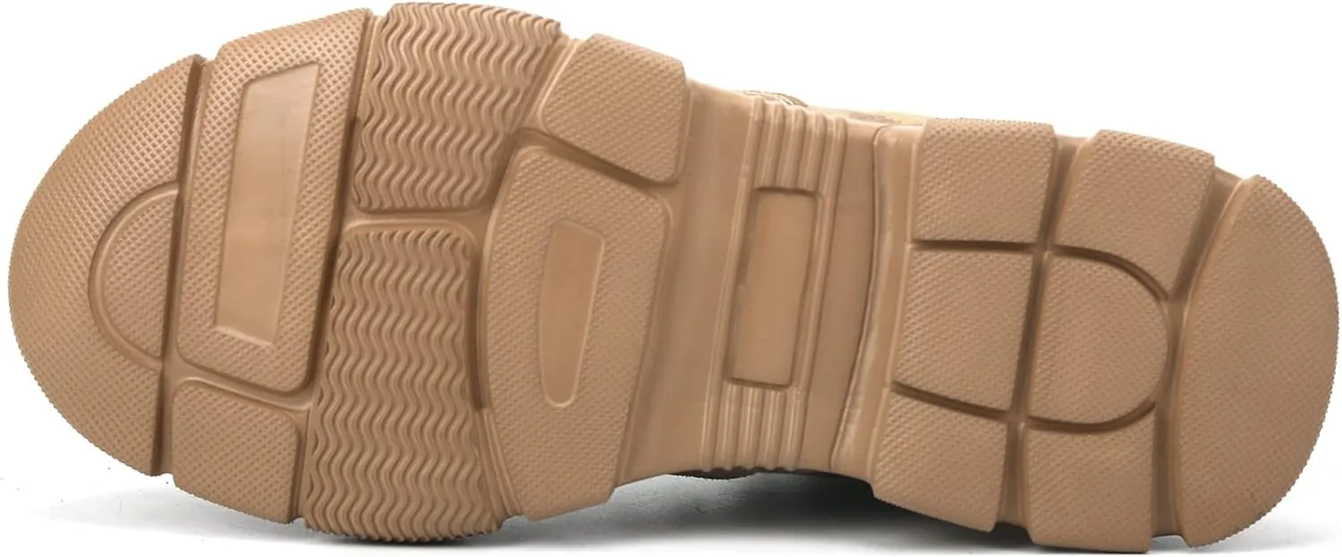 ORISTACO Steel Toe Tactical Boots, Lightweight Camouflage Jungle Construction Work Safety Sneakers