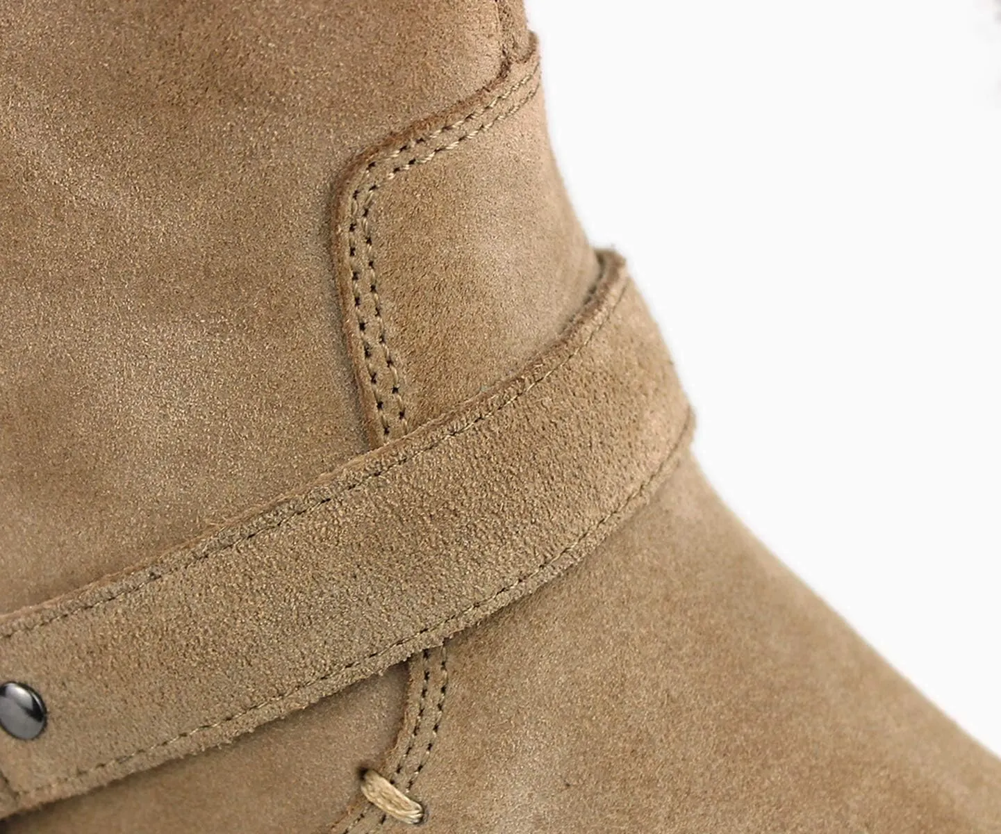 OSSTONE Dress Boot for Men Leather Chukka Designer Boots Casual Heel Shoes Zipper-up OS-JY002-US