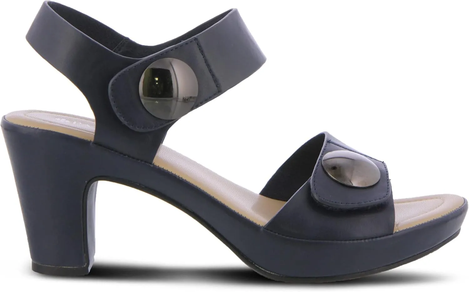 PATRIZIA Spring Step Dade Sandals for Women - Ladies Casual Platform Sandal with Hook and Loop - Slip-On Womens Sandals for Any Event