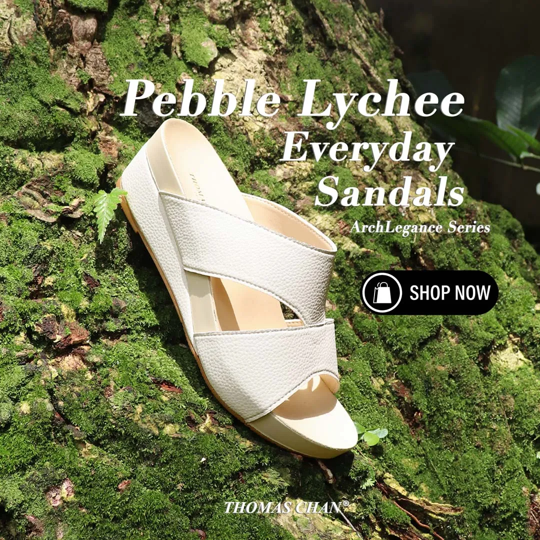 Pebble Lychee Everyday Low Wedge Slides 2" inch [Arch-legance Series]